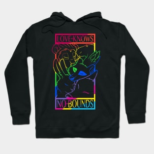 Love Knows No Bounds (dark) Hoodie